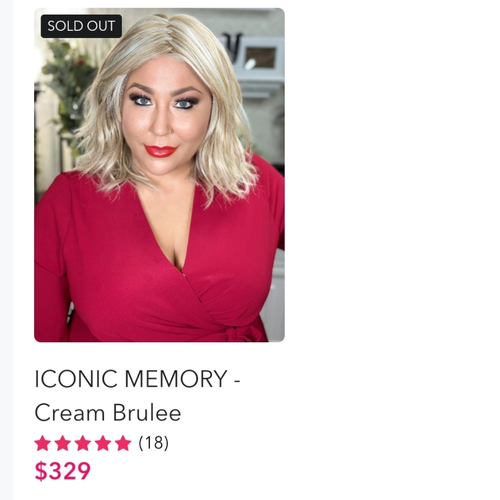 Styles by Soma Iconic Memory Wig